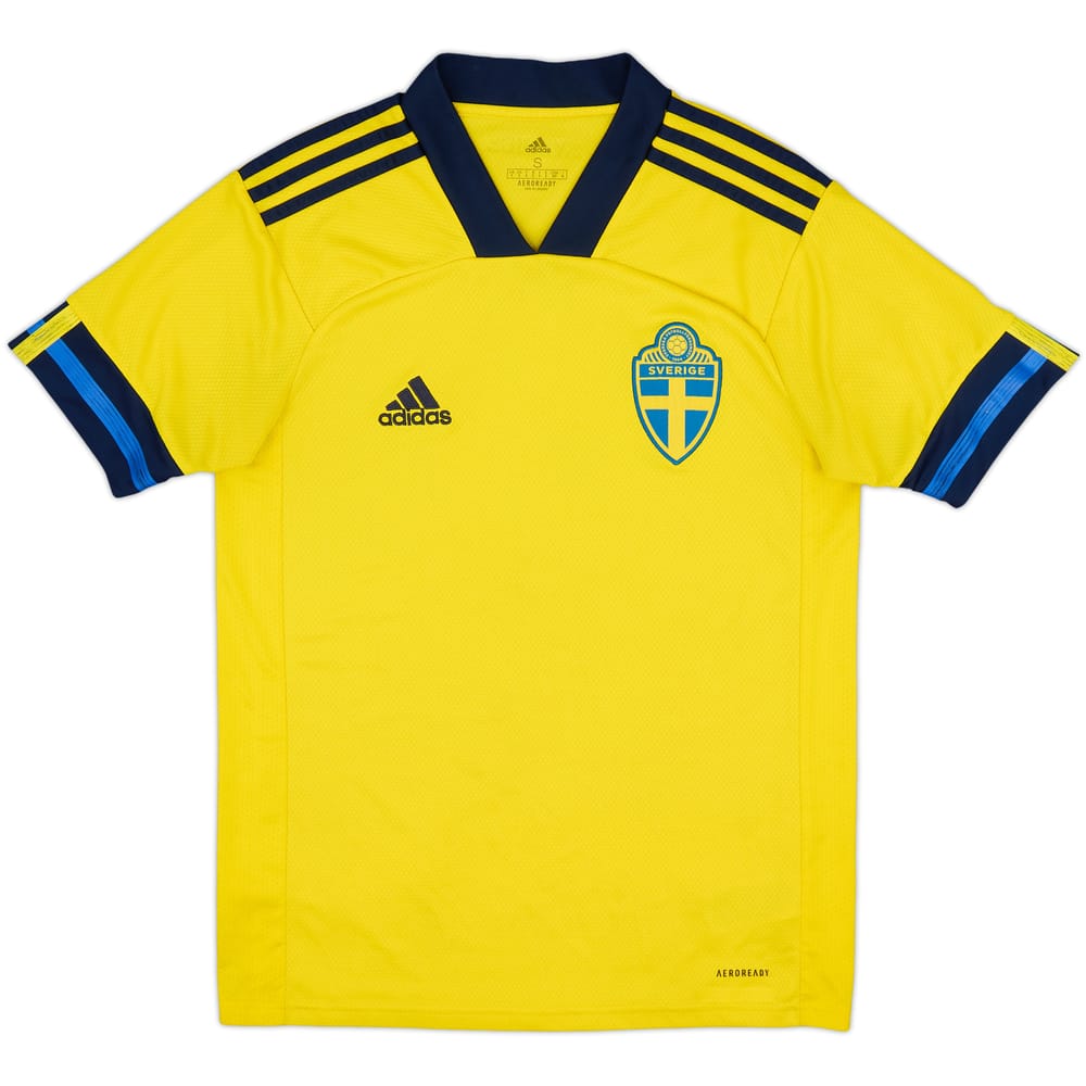 2020-21 Sweden Home Shirt - 7/10 - (S)
