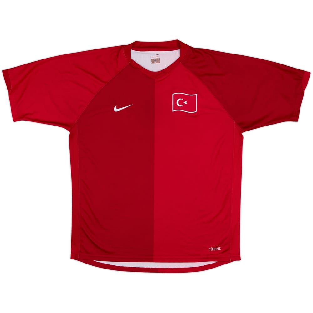 2006-08 Turkey Home Shirt - 8/10 - (L)