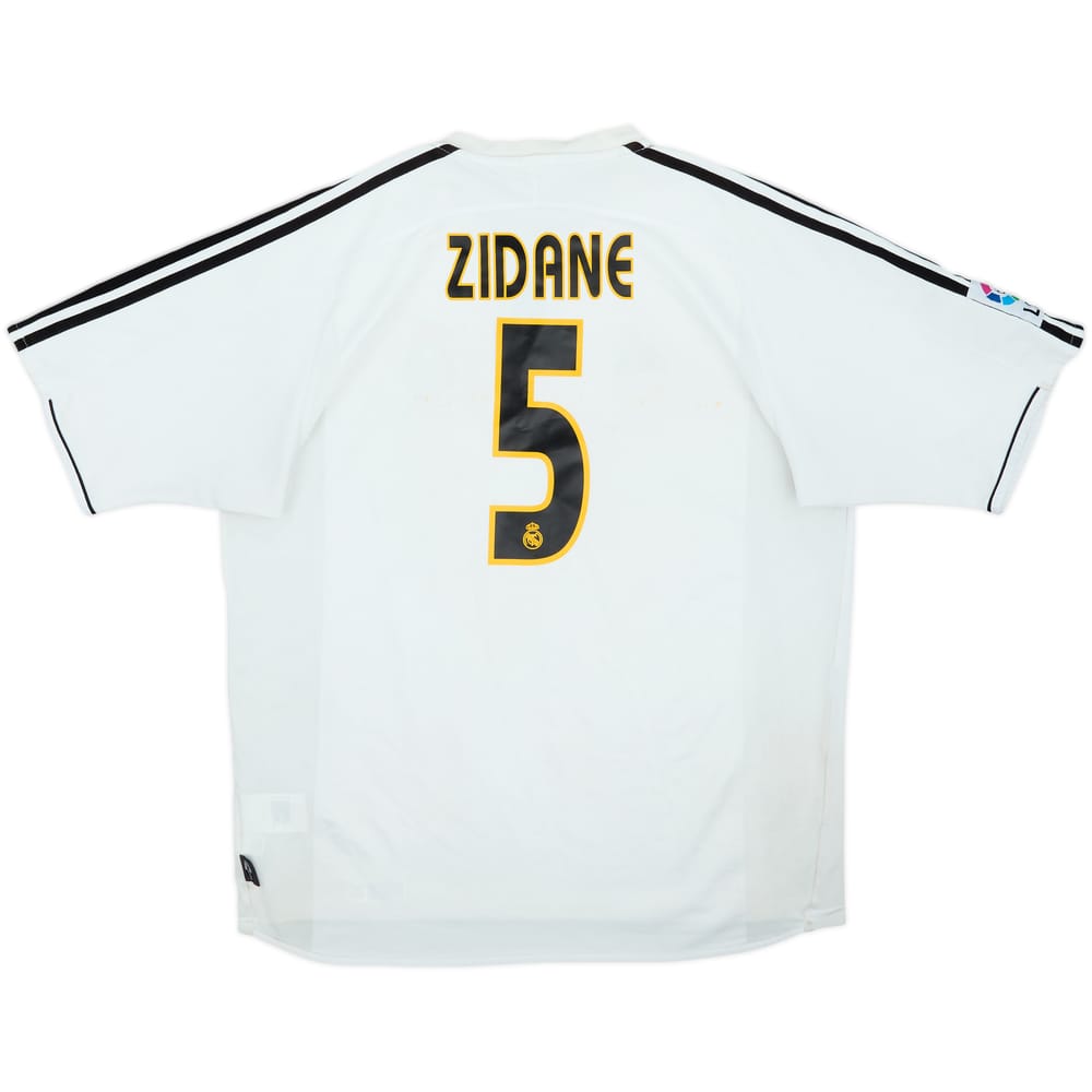 2003-04 Real Madrid Home Shirt Zidane #5 - 5/10 - (L)