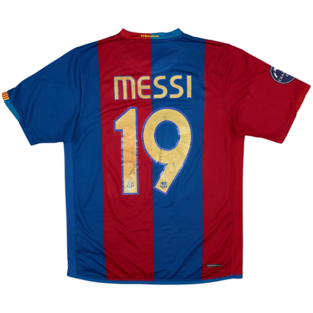2006-07 Barcelona Home Shirt Messi #19 - 5/10 - (M)