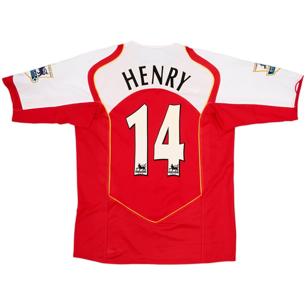 2004-05 Arsenal Home Shirt Henry #14 - 10/10 - (L)