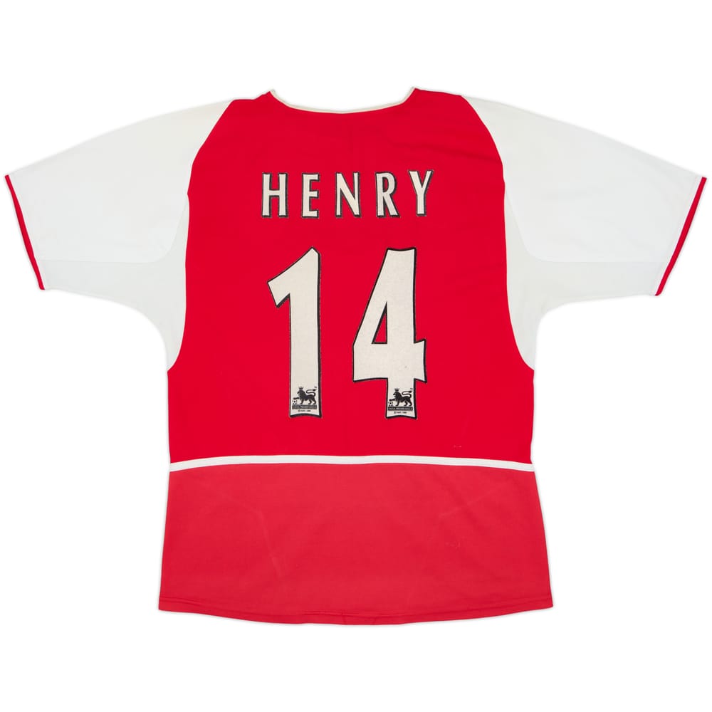 2002-04 Arsenal Home Shirt Henry #14 - 8/10 - (S)