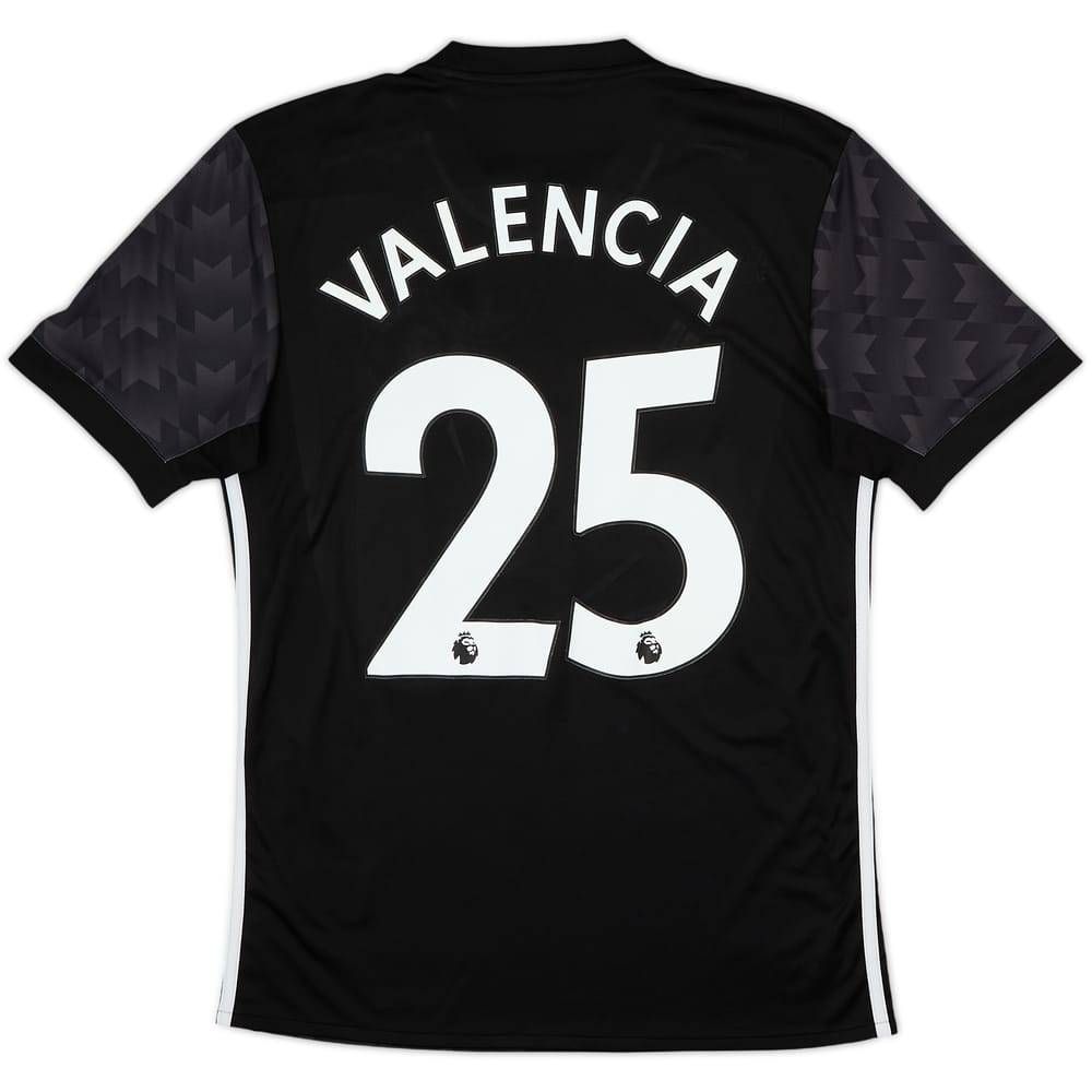 2017-18 Manchester United Away Shirt Valencia #25 - 7/10 - (S)