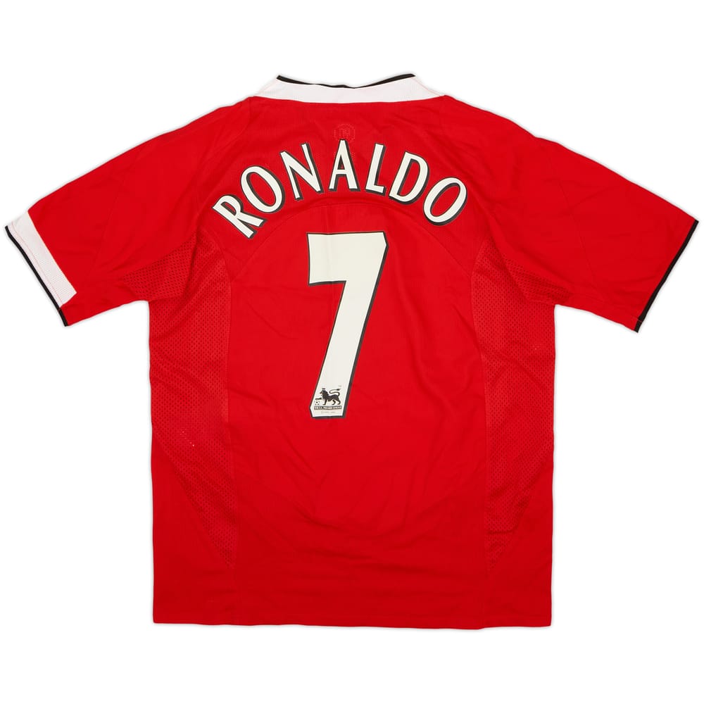 2004-06 Manchester United Home Shirt Ronaldo #7 - 8/10 - (S)