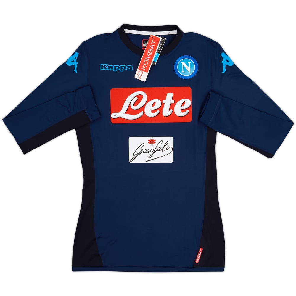 2017-19 Napoli Authentic Third L/S Shirt (M)