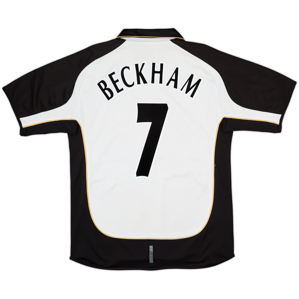 2001-02 Manchester United Centenary Away/Third Shirt Beckham #7 - 6/10 - (L)
