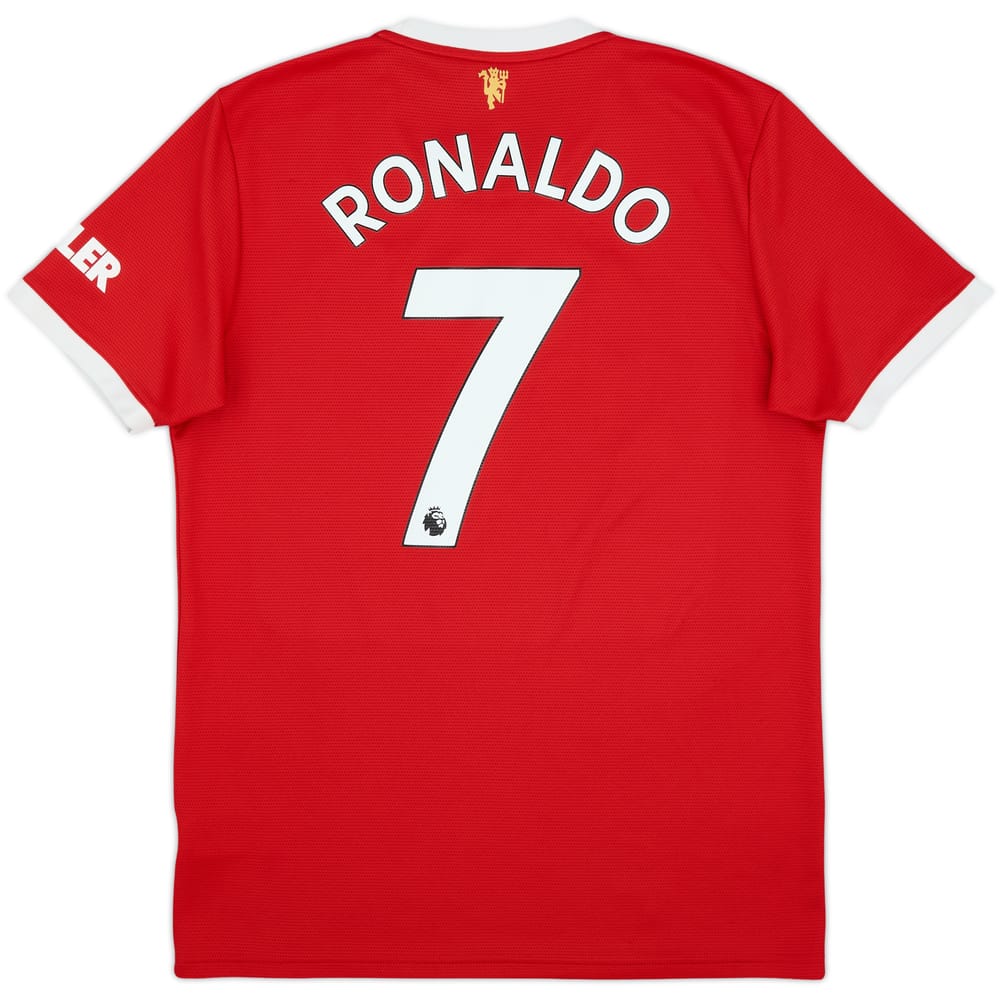 2021-22 Manchester United Home Shirt Ronaldo #7 - 6/10 - (L)