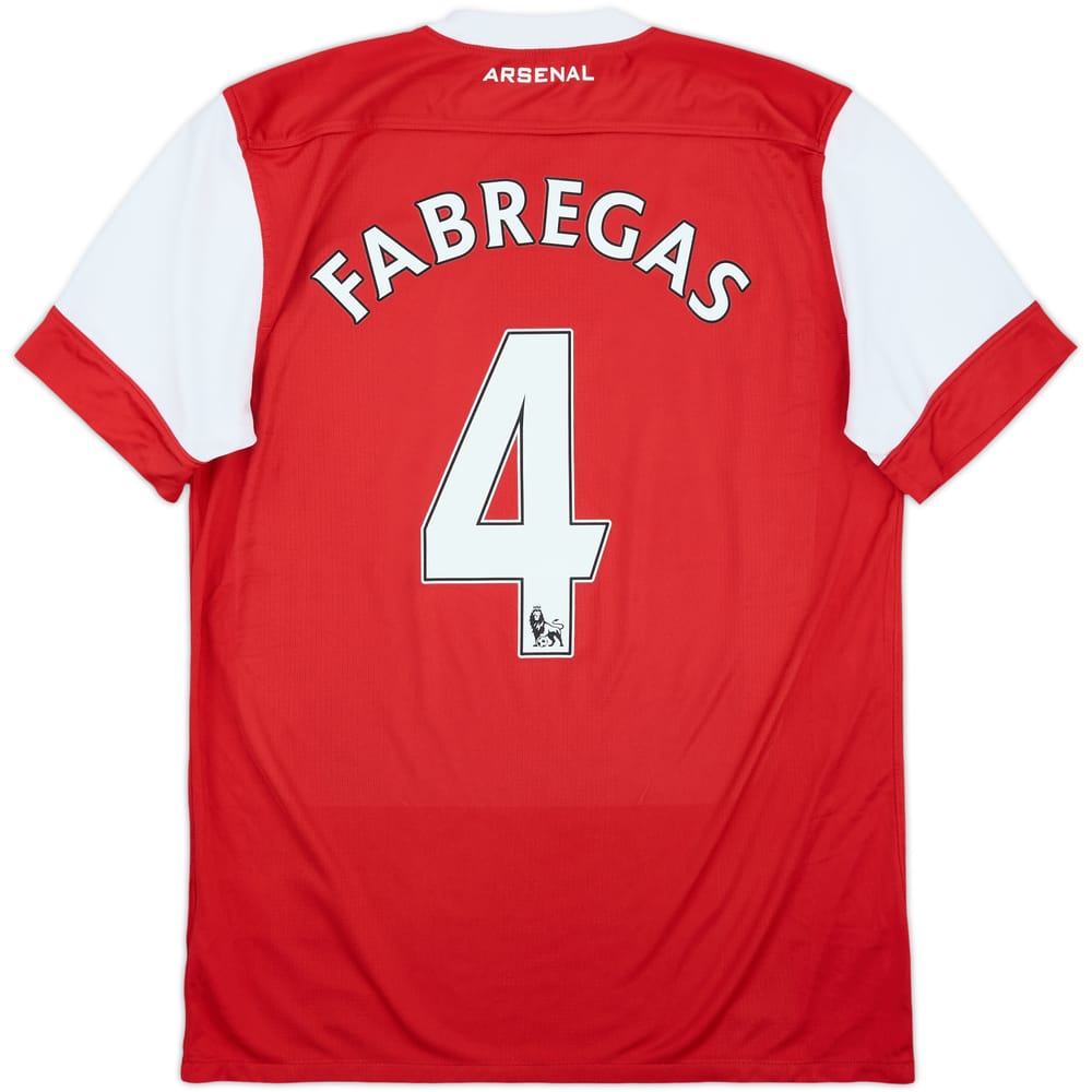 2010-11 Arsenal Home Shirt Fabregas #4 - 8/10 - (M)