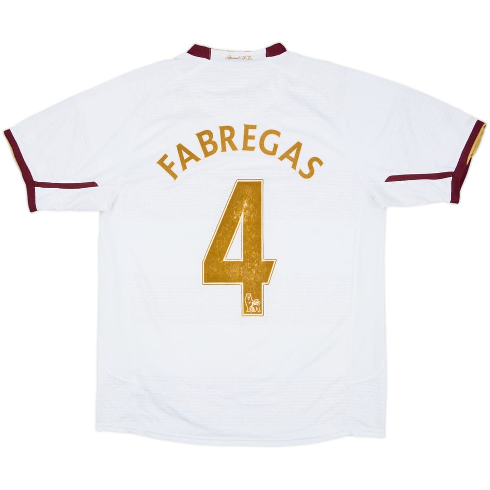 2007-08 Arsenal Away Shirt Fabregas #4 - 7/10 - (M)