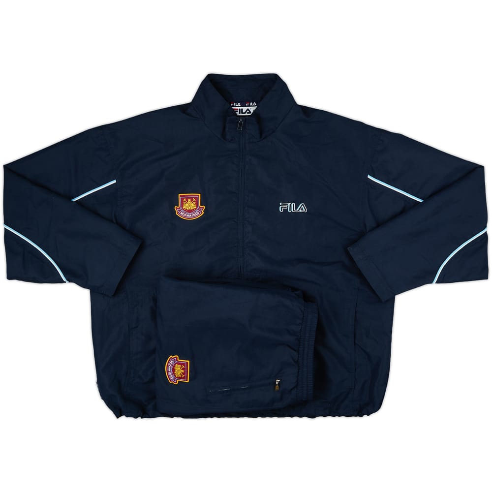 1999-01 West Ham Fila Track Jacket - 6/10 - (XL)