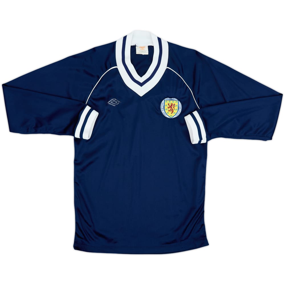 1982-83 Scotland Home L/S Shirt - 5/10 - (Y)
