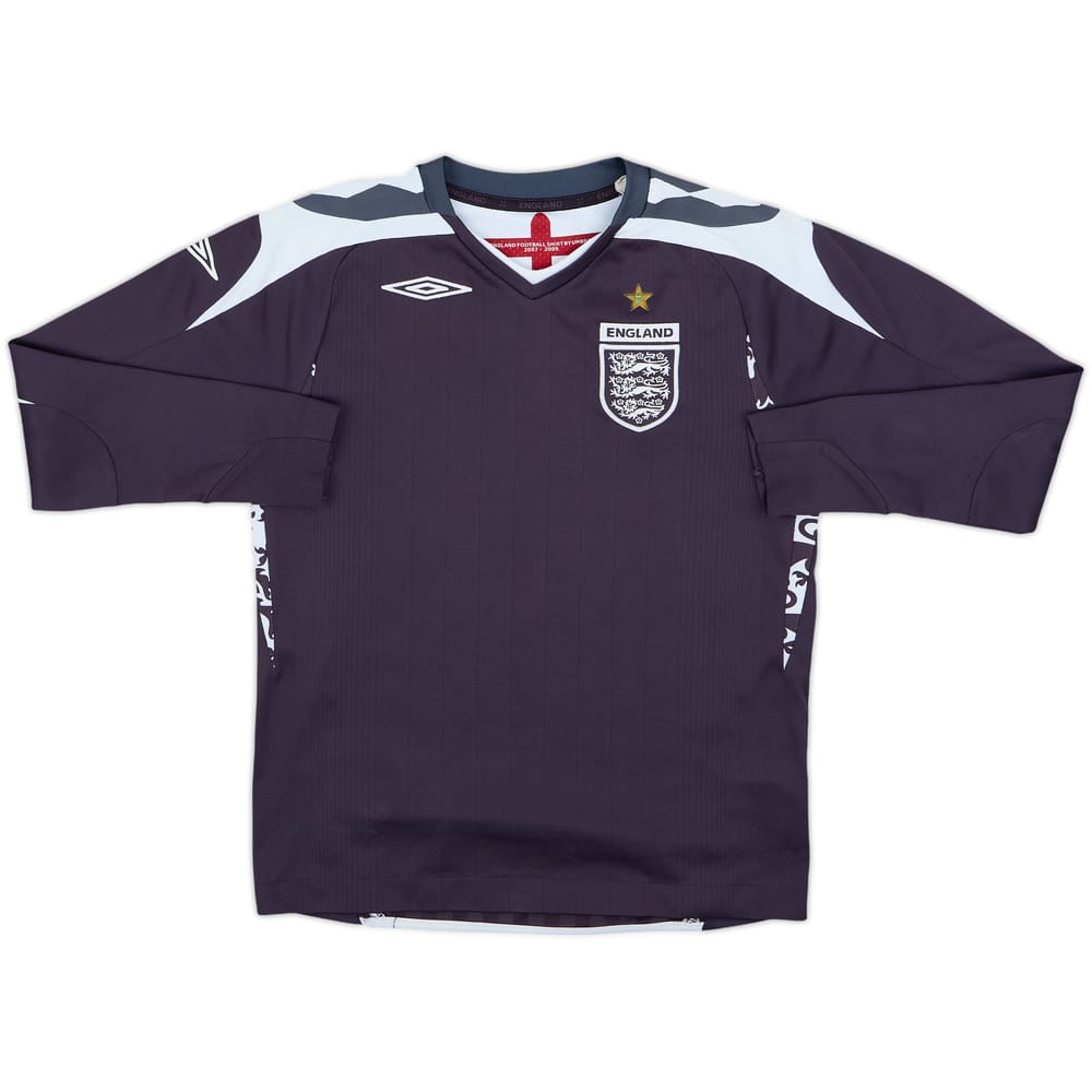 2007-09 England GK Shirt - 8/10 - (S.Boys)