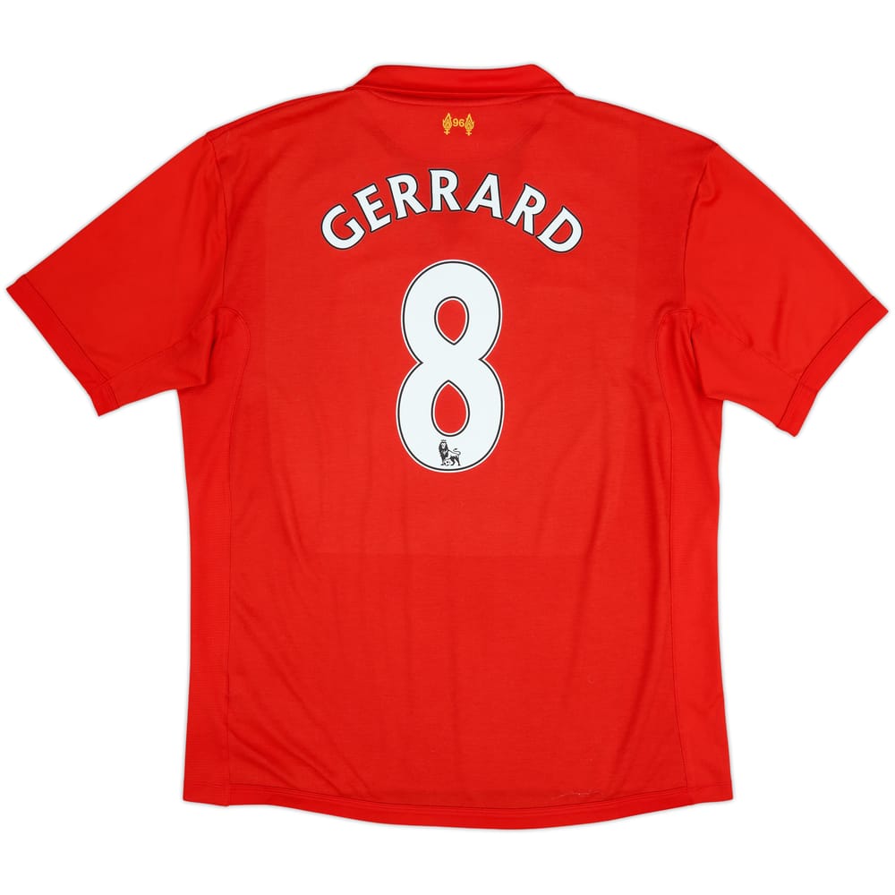2012-13 Liverpool Home Shirt Gerrard #8 - 5/10 - (XXL)