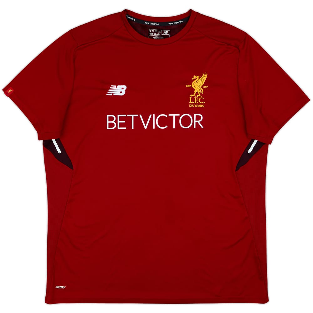 2017-18 Liverpool New Balance Training Shirt - 9/10 - (XXL)