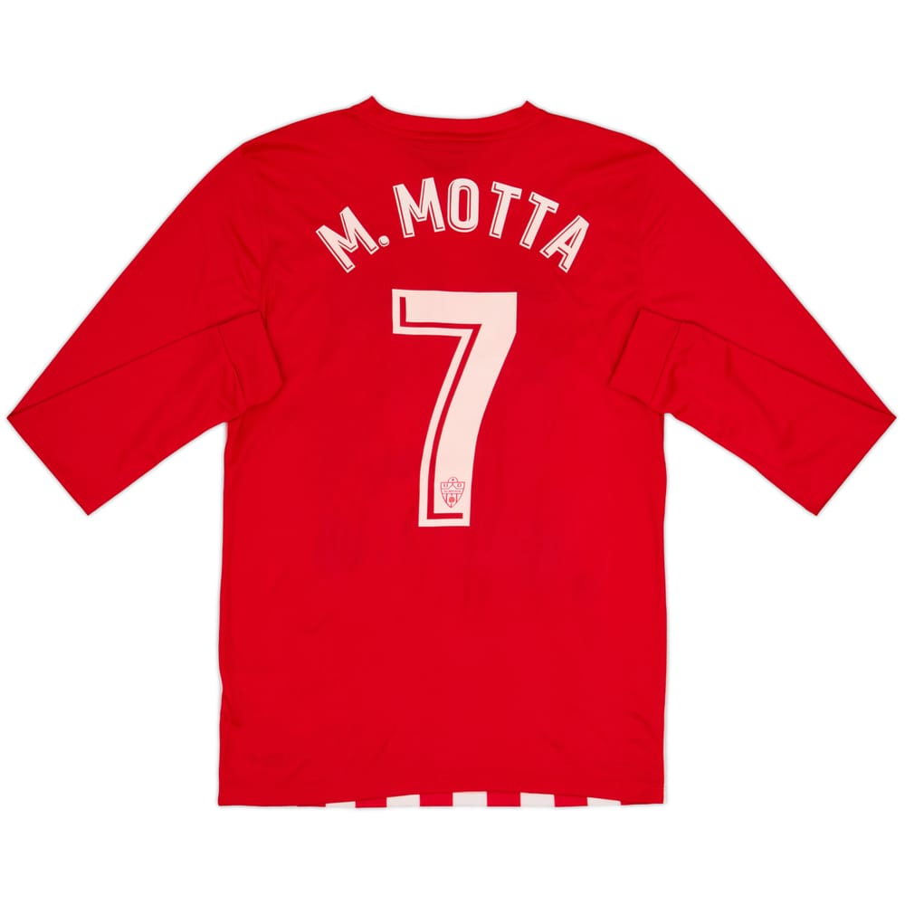 2016-17 Almeria Home L/S Shirt M.Motta #7 - 5/10 - (M)