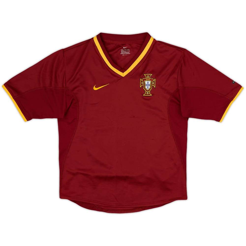 2000-02 Portugal Home Shirt - 8/10 - (M.Boys)