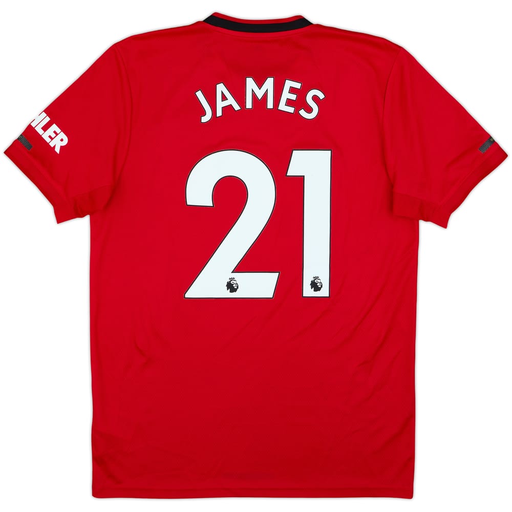 2019-20 Manchester United Home Shirt James #21 - 7/10 - (M)