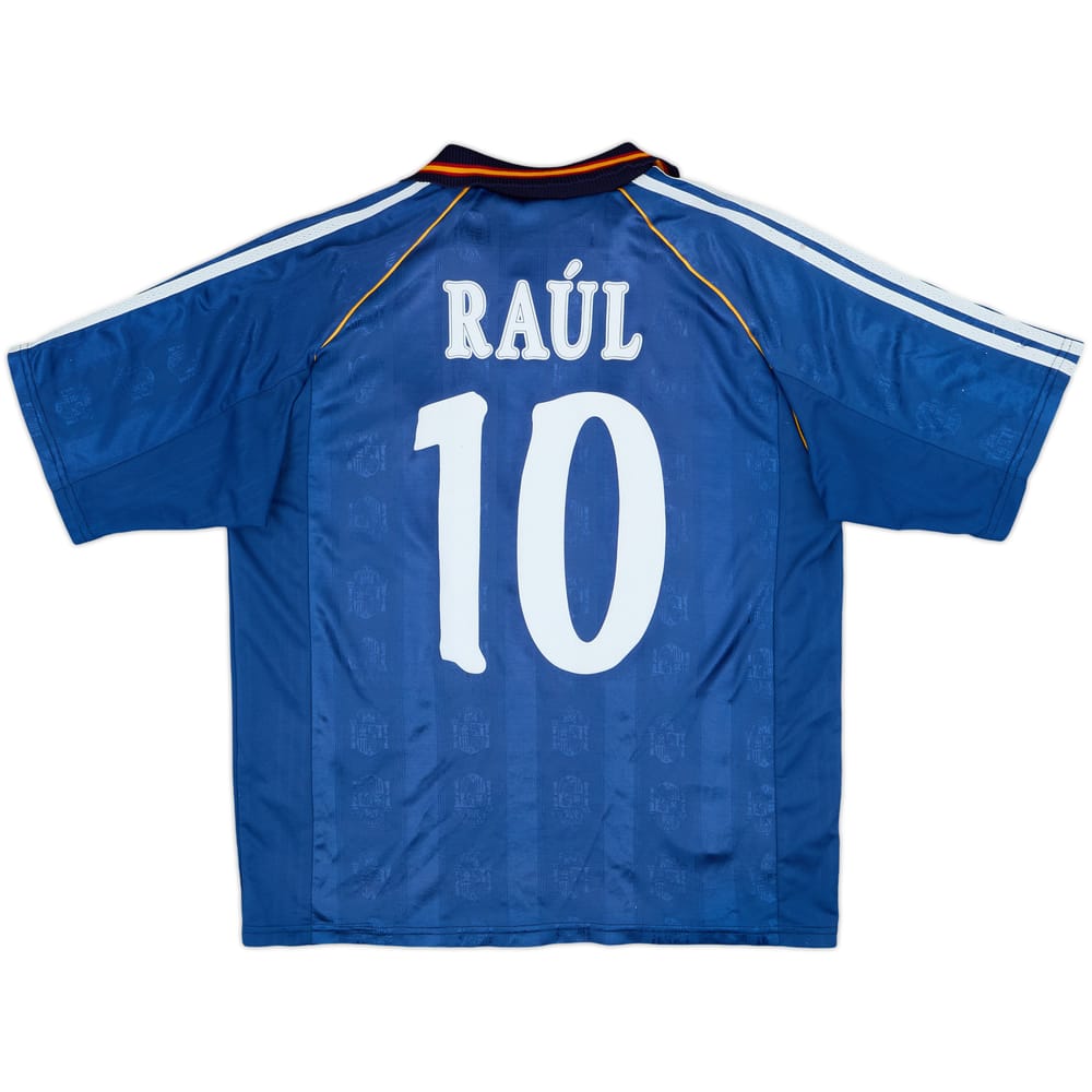 1999-00 Spain Away Shirt Raul #10 - 8/10 - (M)