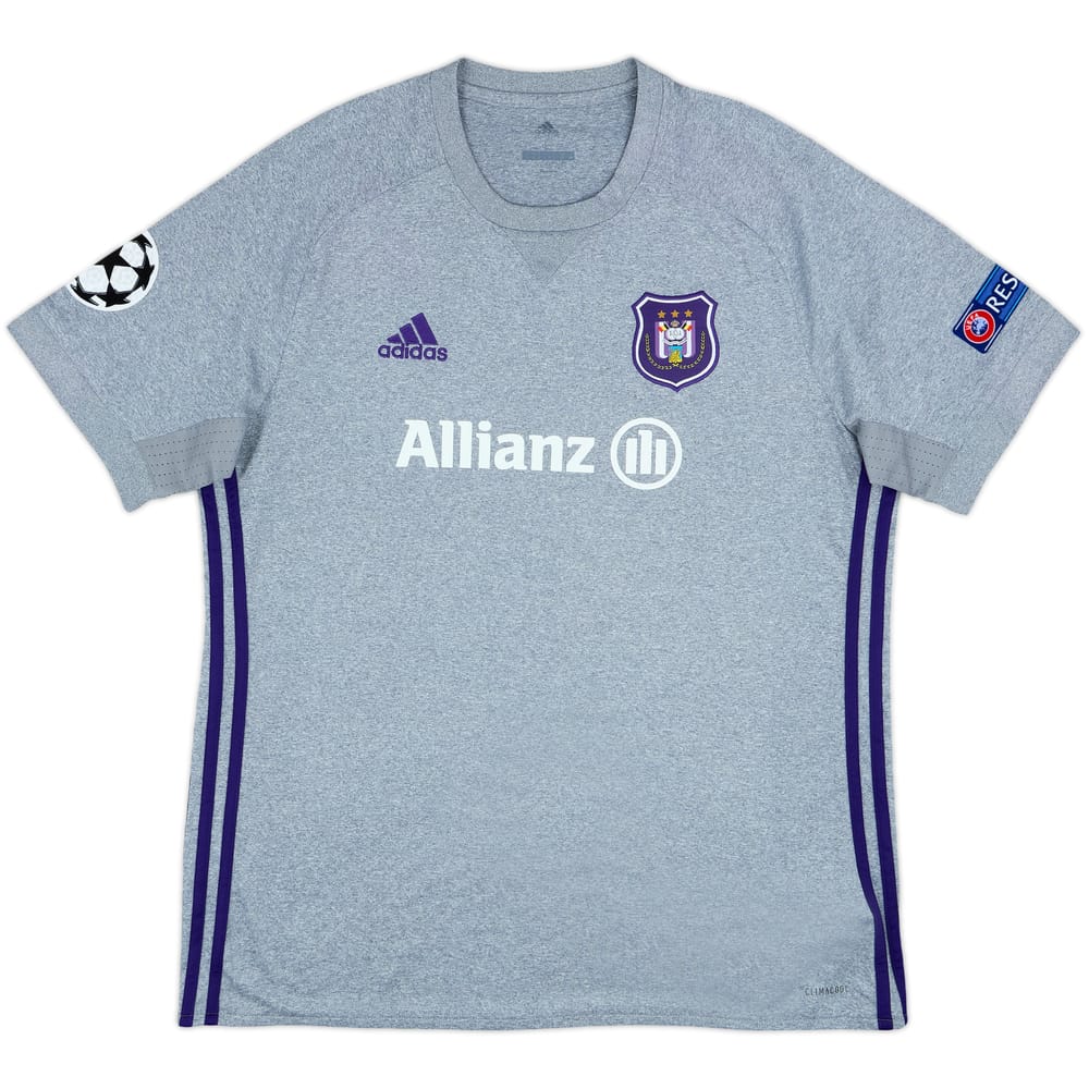 2017-18 Anderlecht Away CL Shirt - 8/10 - (L)
