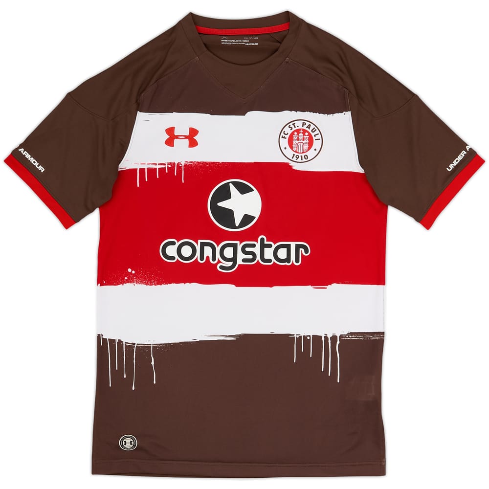 2017-18 St Pauli Home Shirt - 8/10 - (S)