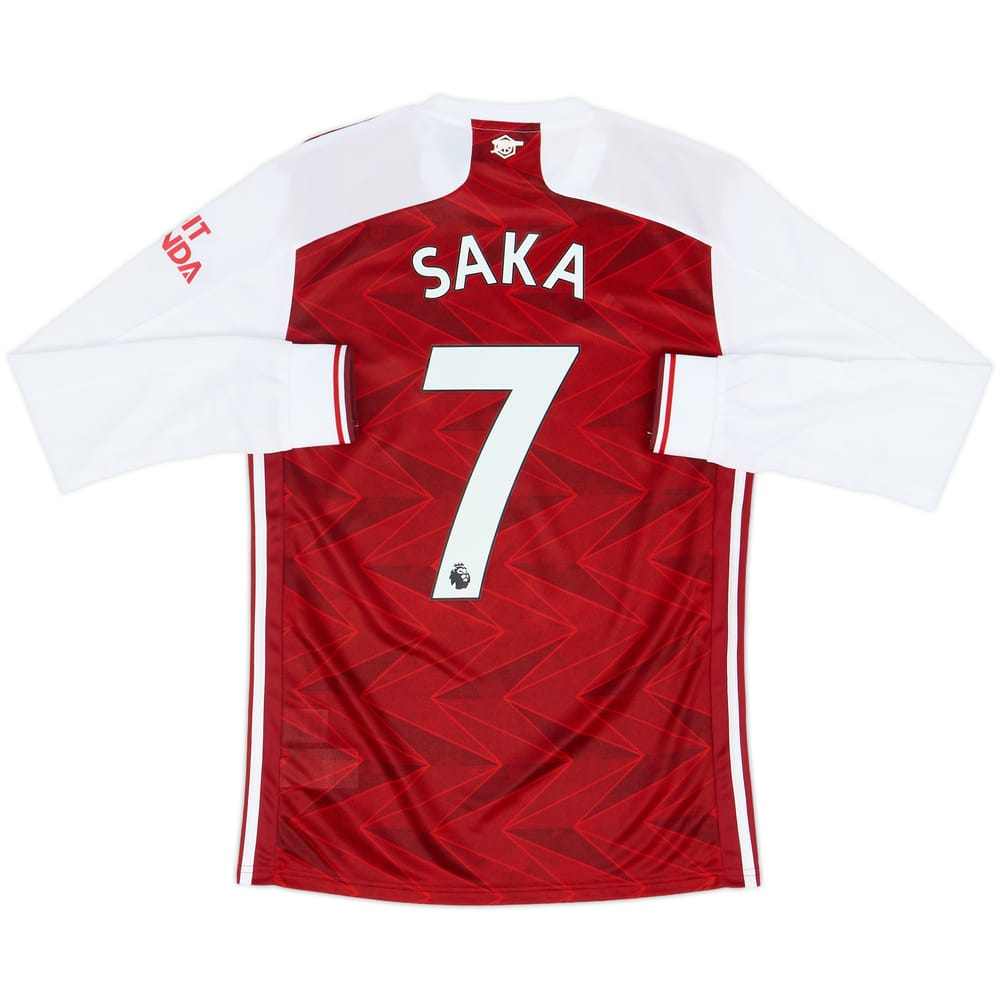 2020-21 Arsenal Home L/S Shirt Saka #7 (S)