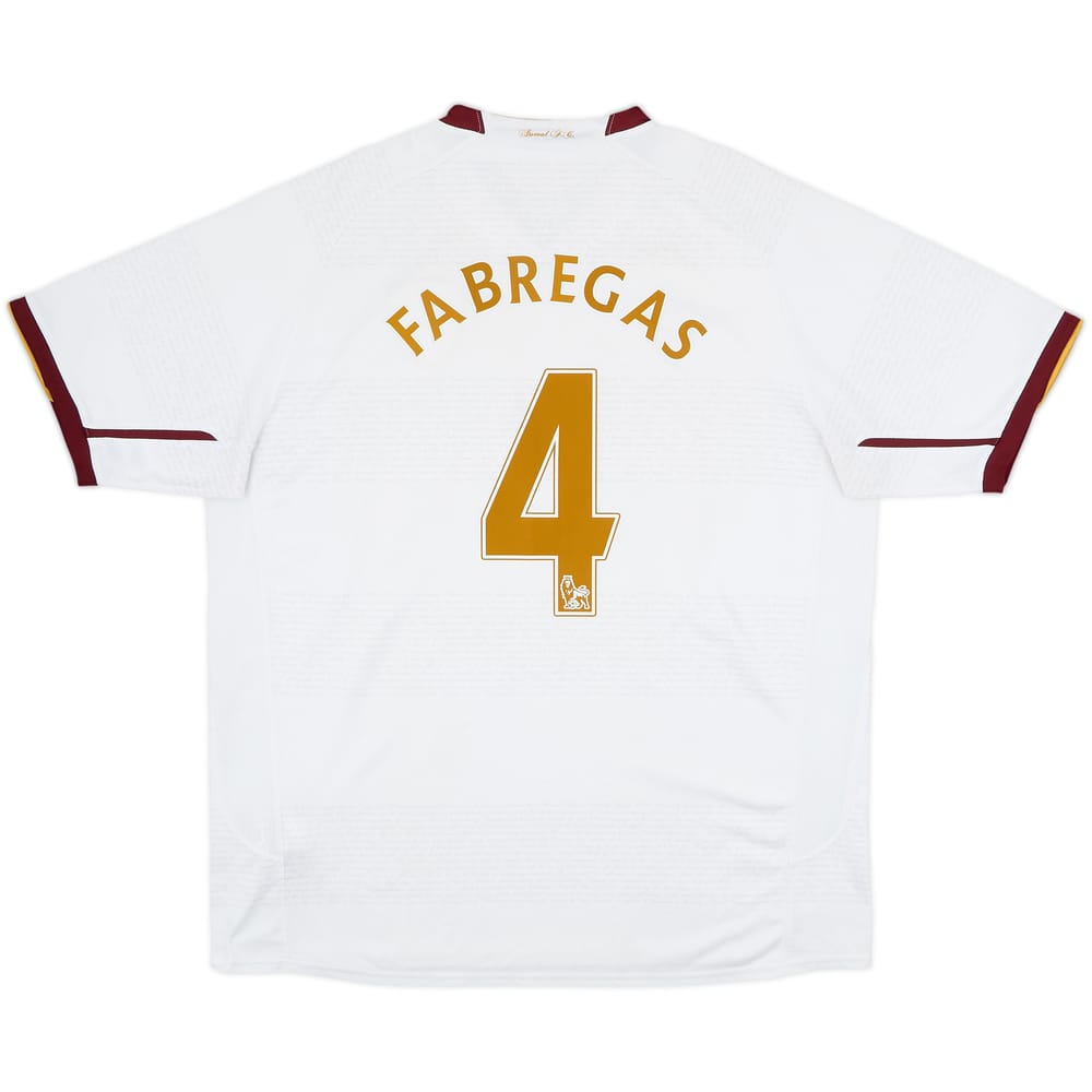 2007-08 Arsenal Away Shirt Fabregas #4 - 6/10 - (XL)