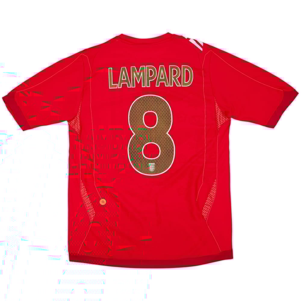2006-08 England Away Shirt Lampard #8 - 6/10 - (M)