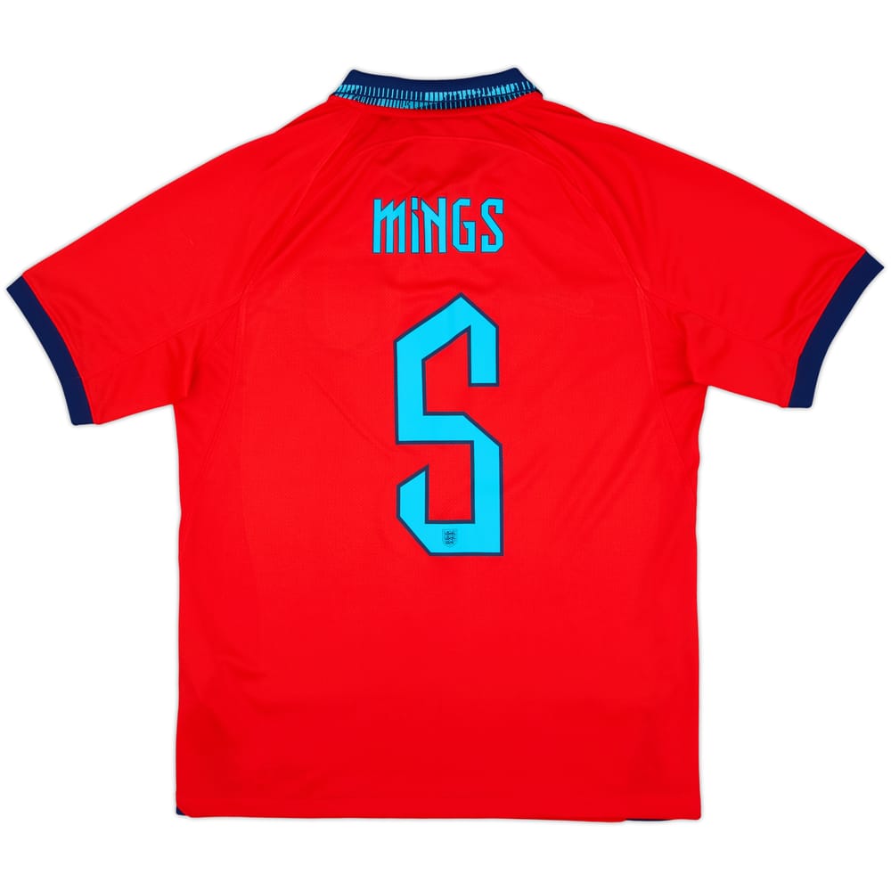 2022-23 England Away Shirt Mings #5 - 9/10 - (M)