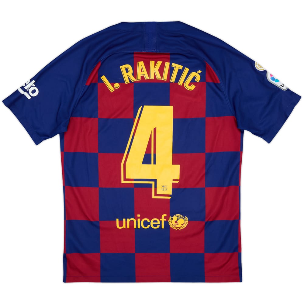 2019-20 Barcelona Home Shirt I.Rakitic #4 - 9/10 - (M)