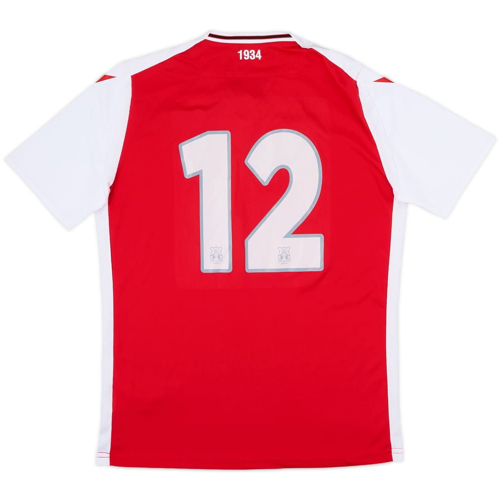 2021-22 Wrexham Home Shirt #12 - 7/10 - (S)