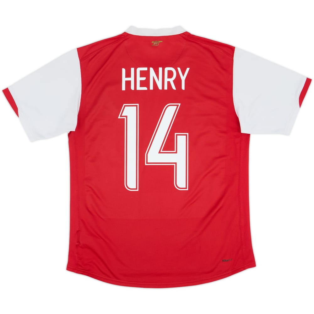 2006-08 Arsenal Home Shirt Henry #14 - 6/10 - (M)