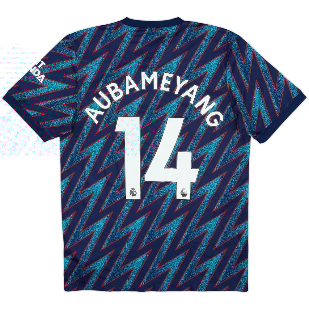 2021-22 Arsenal Third Shirt Aubameyang #14 - 9/10 - (M)