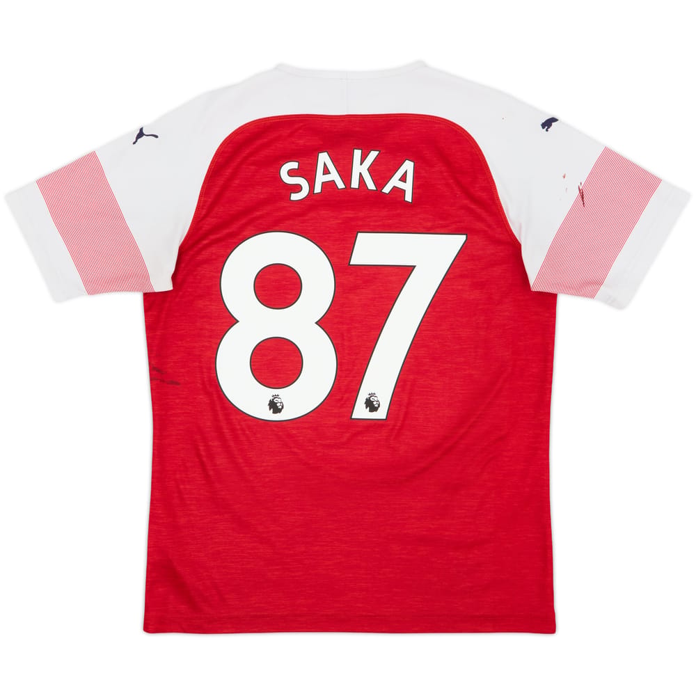 2018-19 Arsenal Home Shirt Saka #87 - 5/10 - (M)