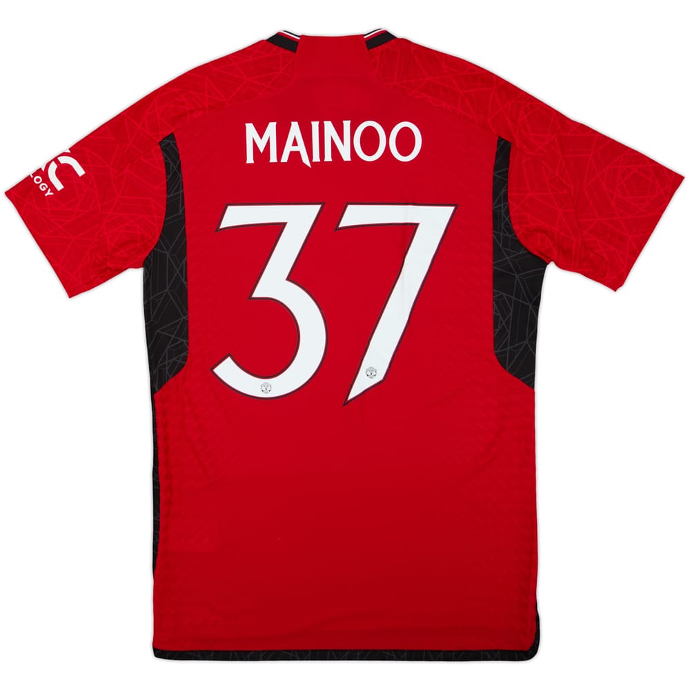 2023-24 Manchester United Authentic 'FA Cup Final' Home Shirt Mainoo #37 (M)