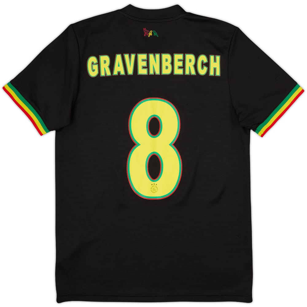 2021-22 Ajax Third Shirt Gravenberch #8 - 8/10 - (M)