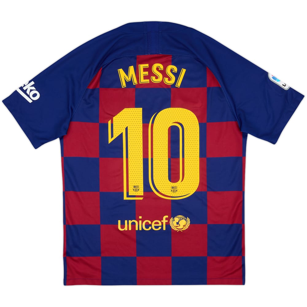 2019-20 Barcelona Home Shirt Messi #10 - 8/10 - (M)