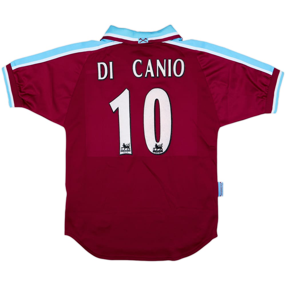 1999-01 West Ham Home Shirt Di Canio #10 - 8/10 - (S)