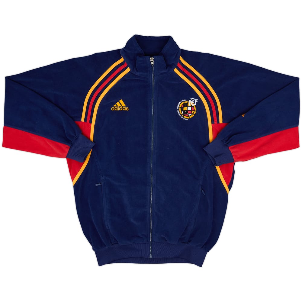 2000-02 Spain adidas Fleece Track Jacket - 9/10 - (M)