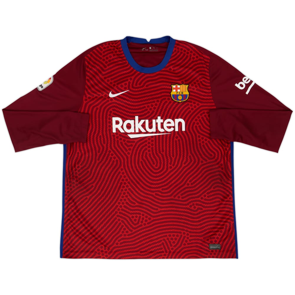 2020-21 Barcelona GK Shirt - 8/10 - (XXL)