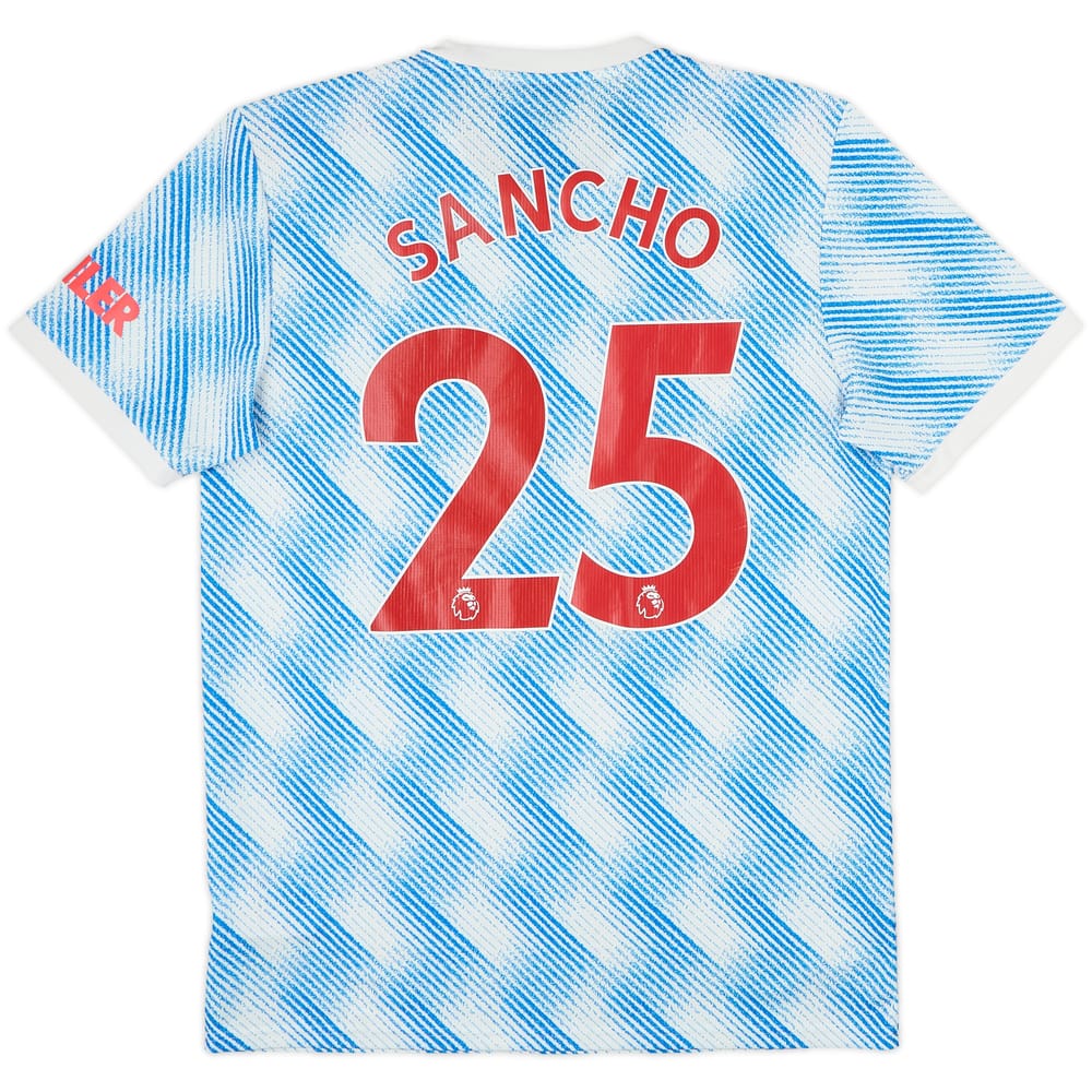 2021-22 Manchester United Away Shirt Sancho #25 - 7/10 - (M)