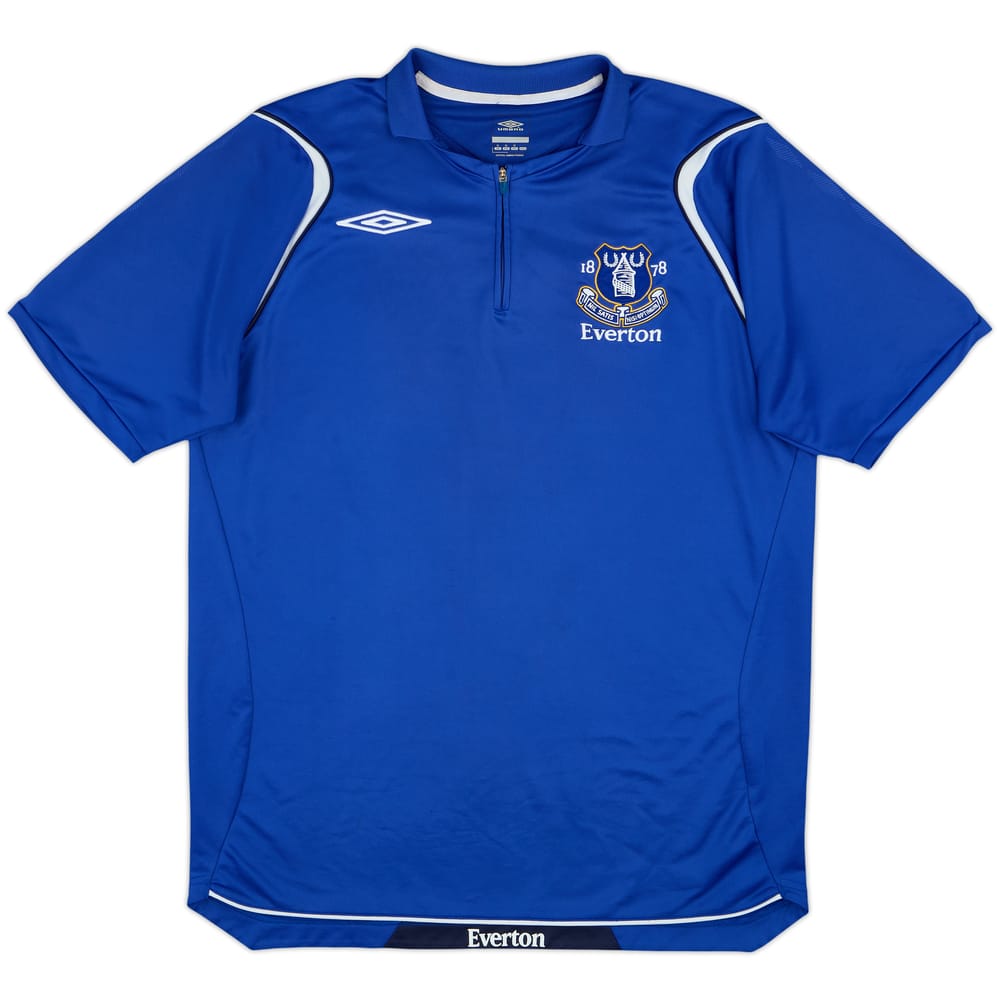 2008-09 Everton Umbro 1/4 Zip Training Shirt - 9/10 - (M)