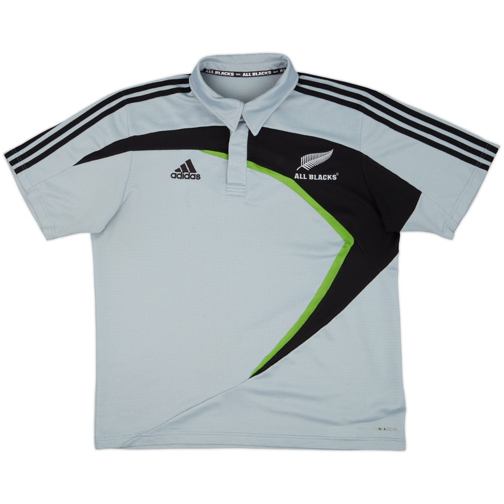 2009-10 New Zealand Rugby adidas Polo Shirt - 8/10 - (XL)
