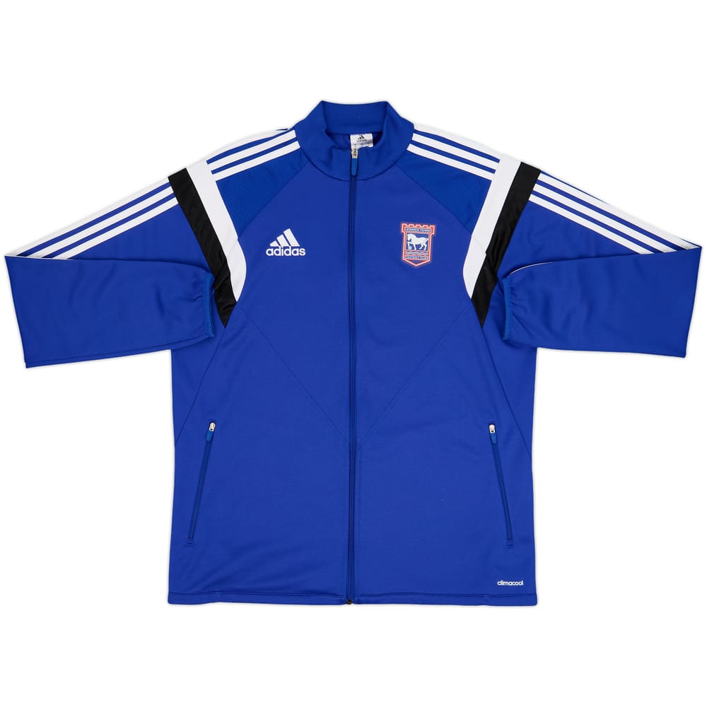 2014-15 Ipswich Town adidas Track Jacket - 9/10 - (M)