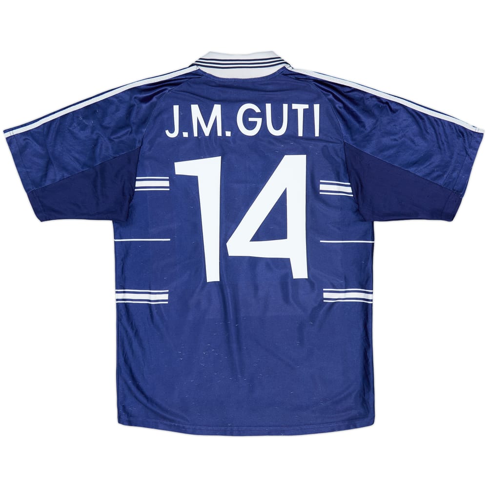 1998-99 Real Madrid Away Shirt J.M.Guti #14 - 6/10 - (L)