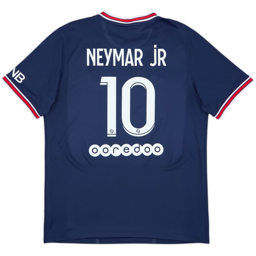 2021-22 Paris Saint-Germain Home Shirt Neymar Jr #10 - 9/10 - (L)