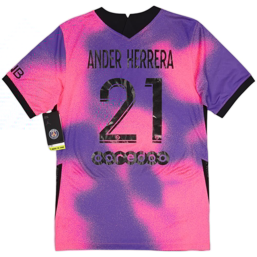 2020-21 Paris Saint-Germain Fourth Shirt Ander Herrera #21 (S)