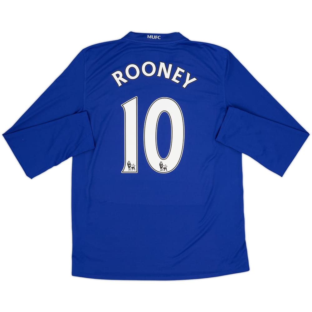 2008-09 Manchester United Third L/S Shirt Rooney #10 - 7/10 - (M)