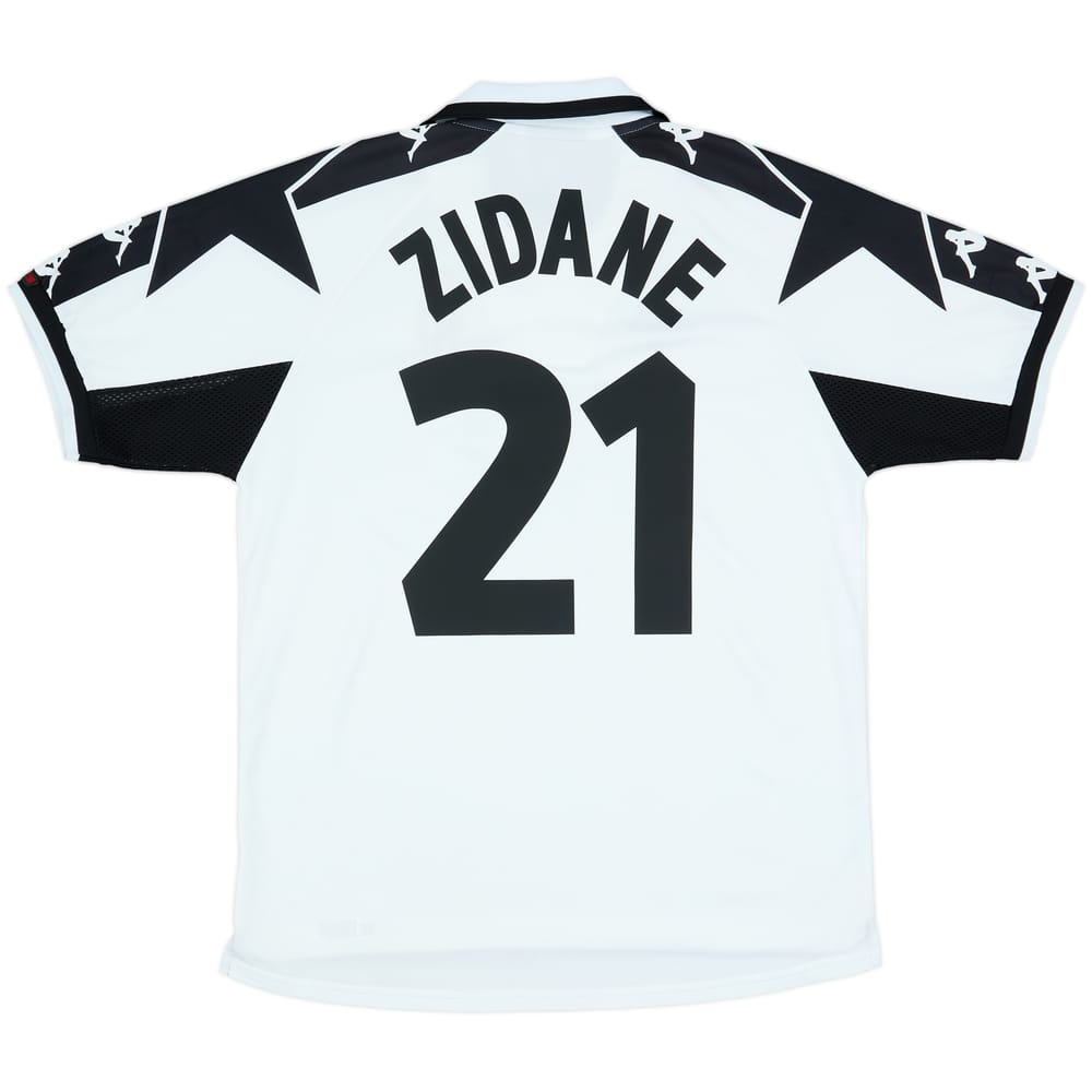 1999-00 Juventus Away Shirt Zidane #21 - 5/10 - (L)