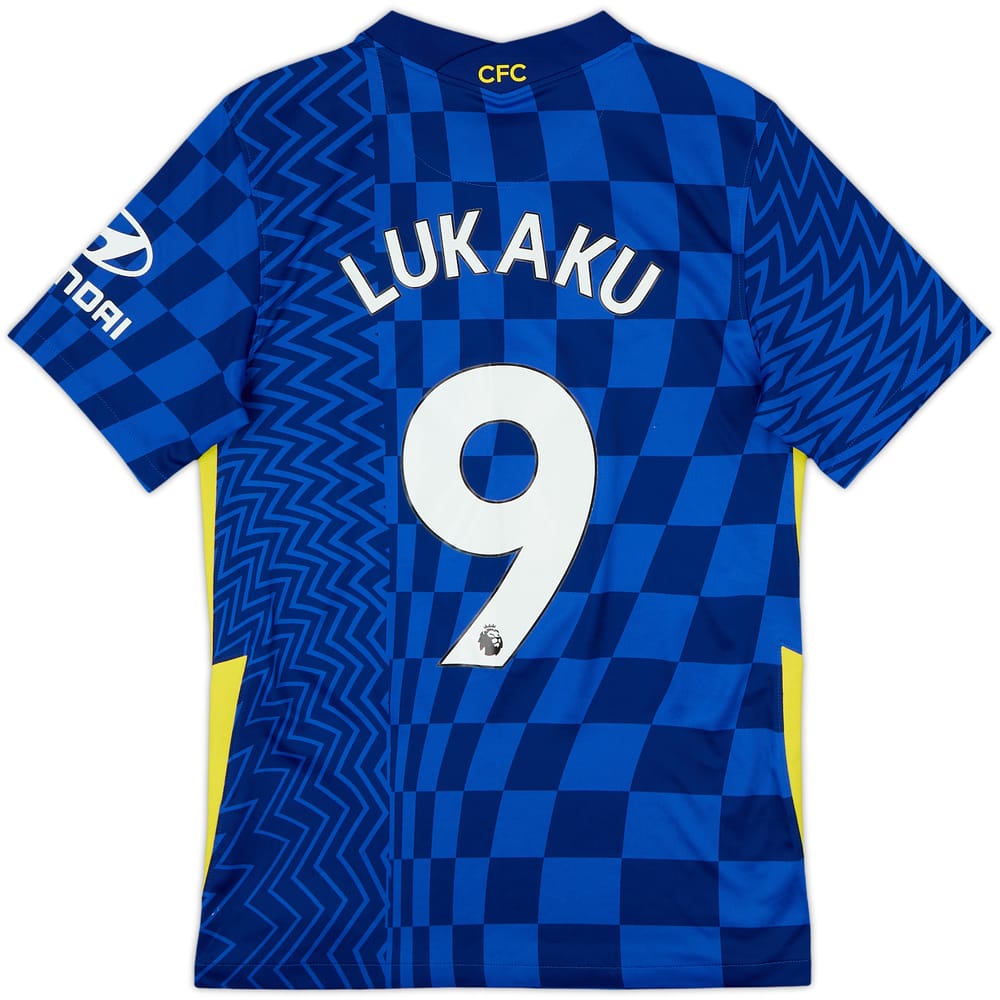 2021-22 Chelsea Home Shirt Lukaku #9 - 8/10 - (S)
