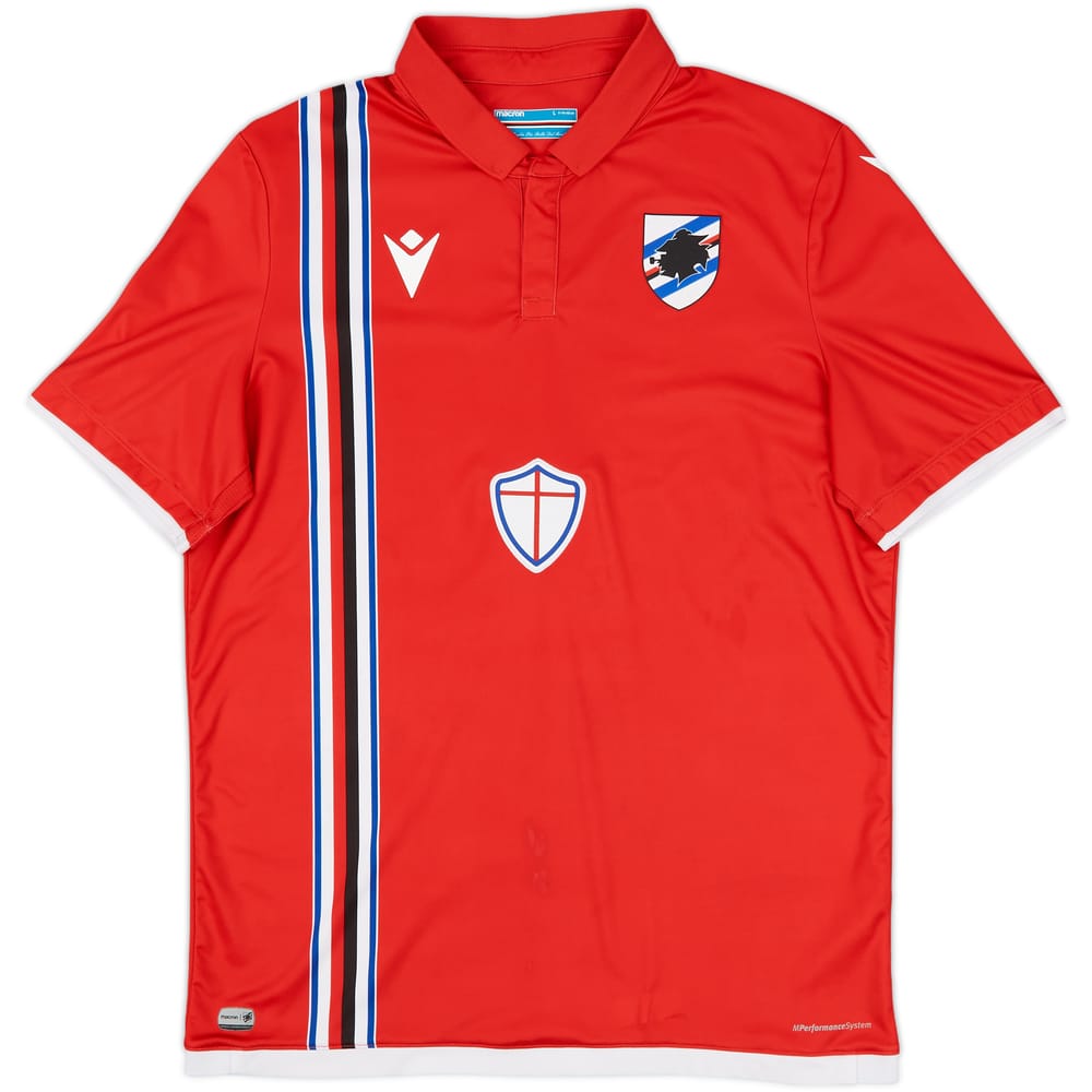 2021-22 Sampdoria Third Shirt - 8/10 - (L)